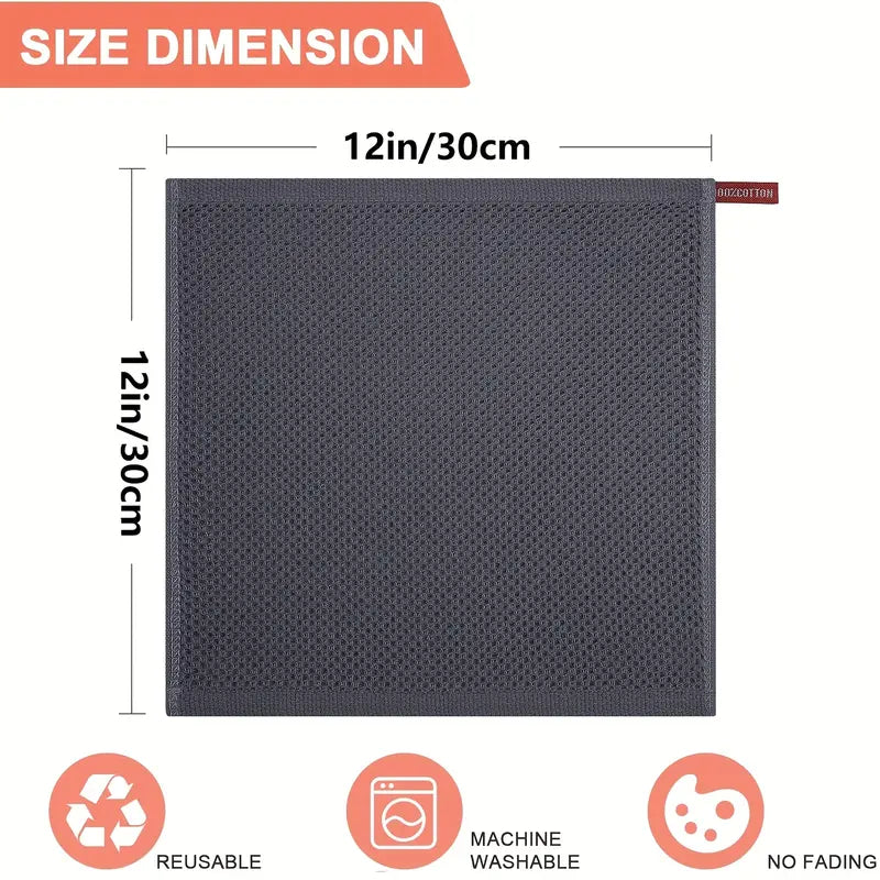 100% Cotton Waffle Weave Kitchen Dish Cloth