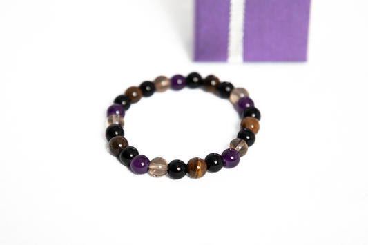 1PC Tiger's Eye Beaded Bracelet
