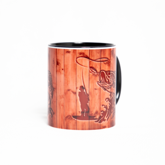 Bass Fishing Ceramic Mug