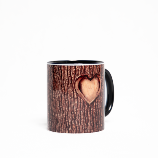 Ceramic Mug with a Heart Design