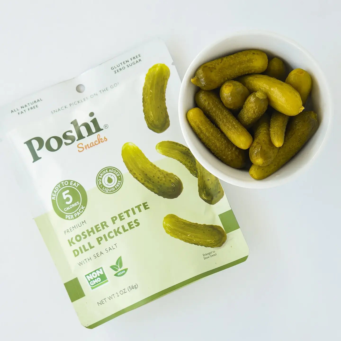 POSHI - Kosher Petite Dill Pickles 2 oz