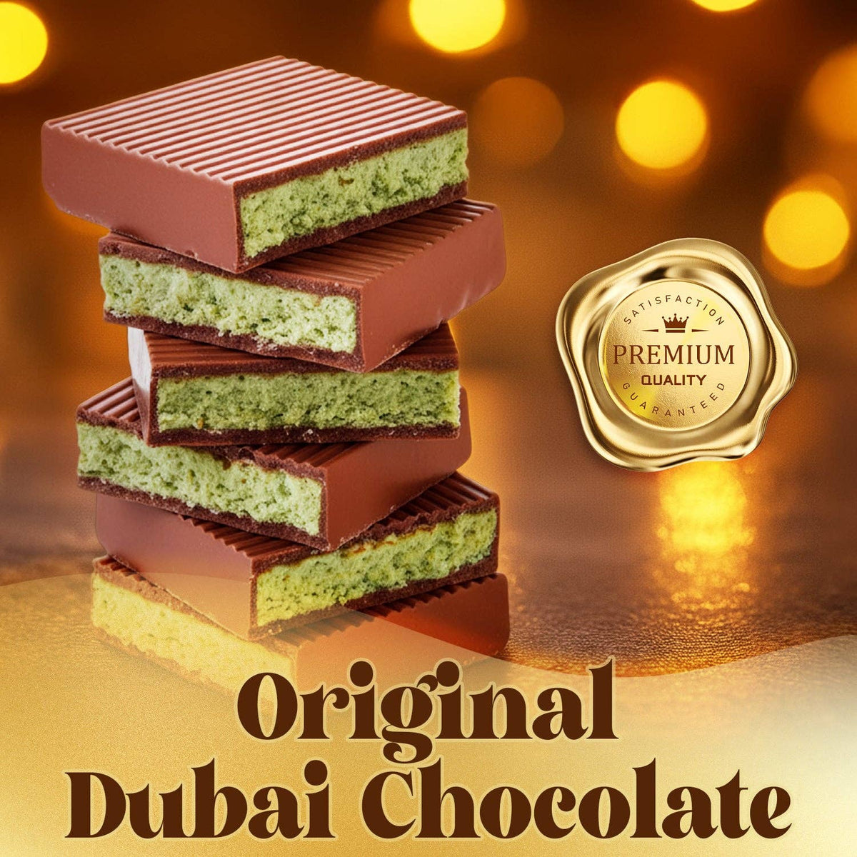 Dubai Chocolate Bar – 2.3 oz | Crunchy Kataifi & Rich European Pistachio Paste: Dubai Chocolate Milk 2.3 oz