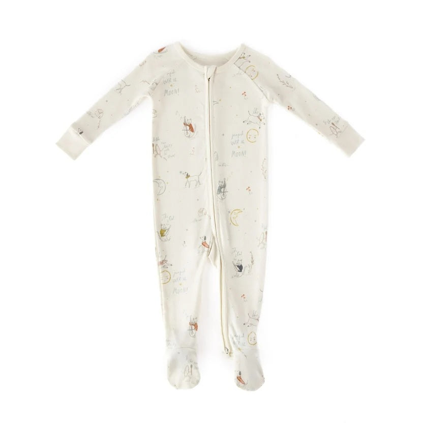 Ribbed Baby Sleeper - Over the Moon - 3-6 Months