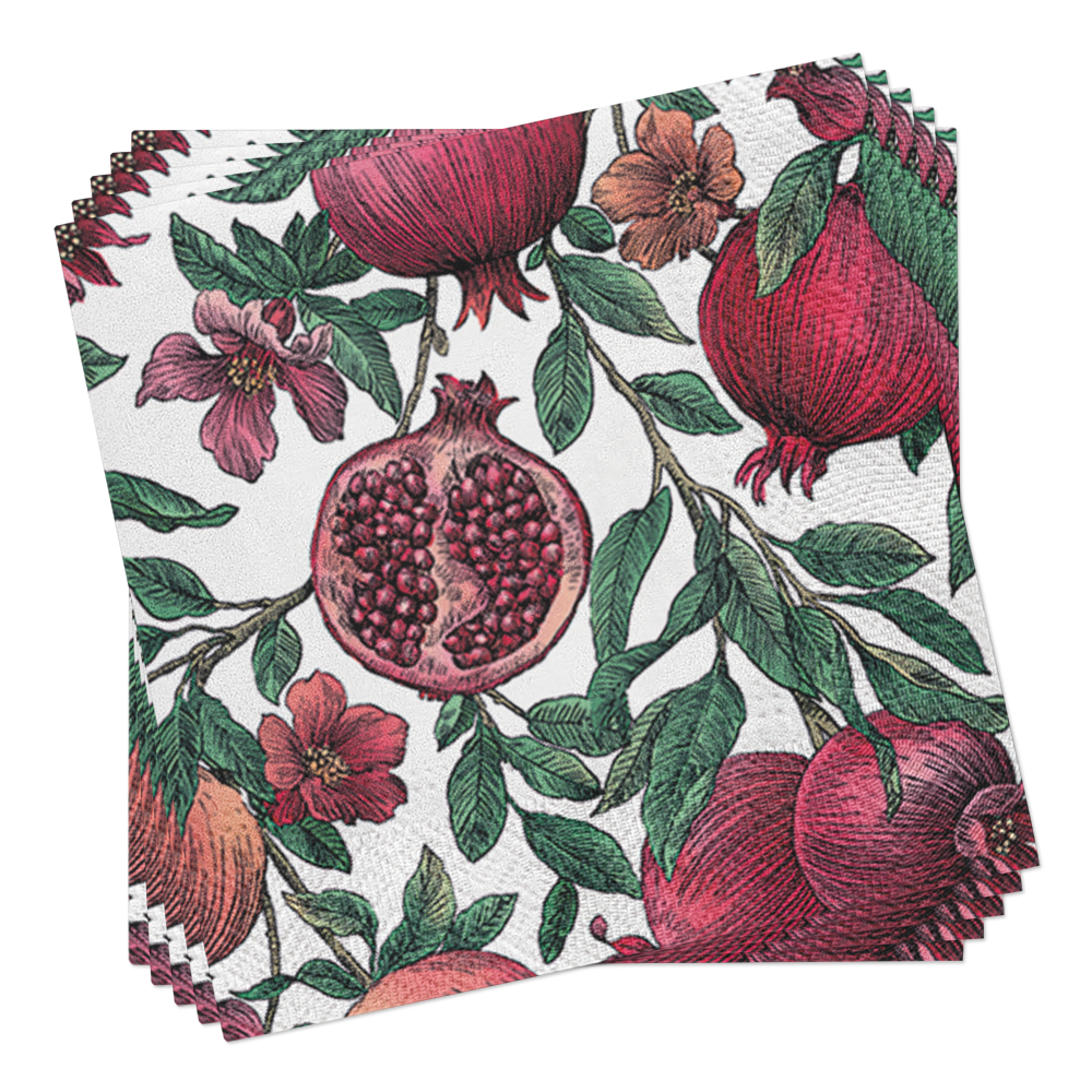 Pomegranate Paper Napkins