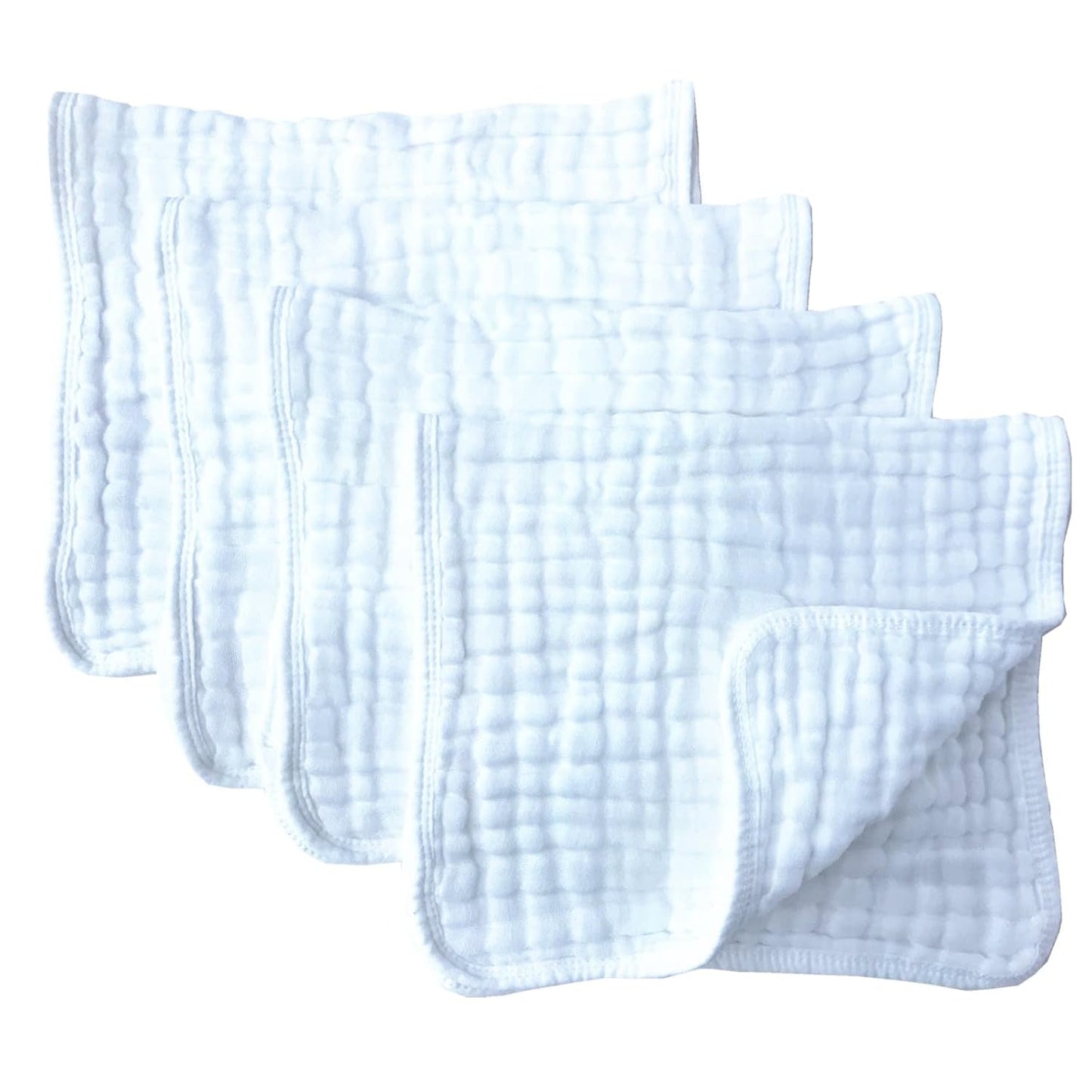 Premium Muslin Burp Cloth Set