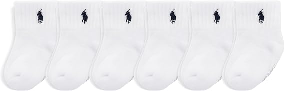 Polo Ralph Lauren Baby Classic Sport Ankle Socks – 6-Pair Set