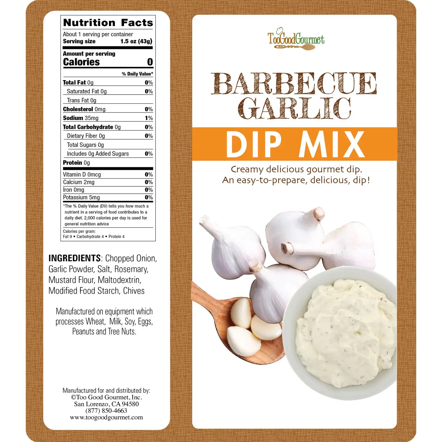 BBQ Bacon Dip Mix