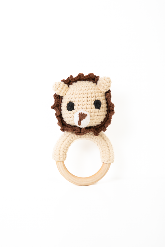 Baby Rattle Lion