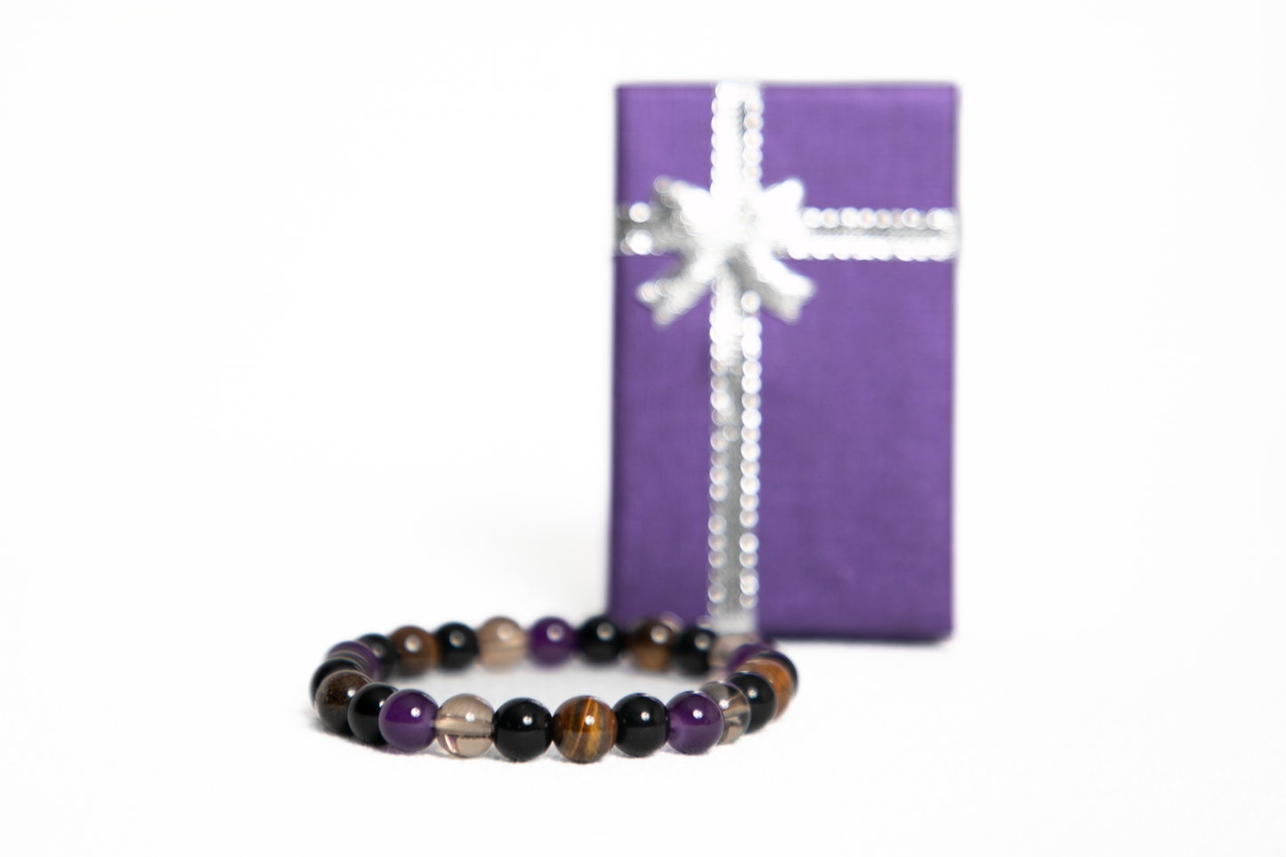 1PC Tiger's Eye Beaded Bracelet