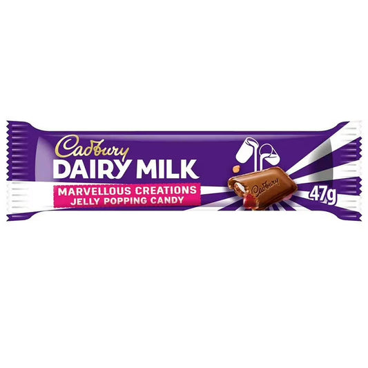 Cadbury Dairy Milk Marvellous Creations Jelly Popping Candy Bar 47g