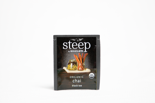 Steep by Bigelow Organic Chai Black Tea, Caffeinated