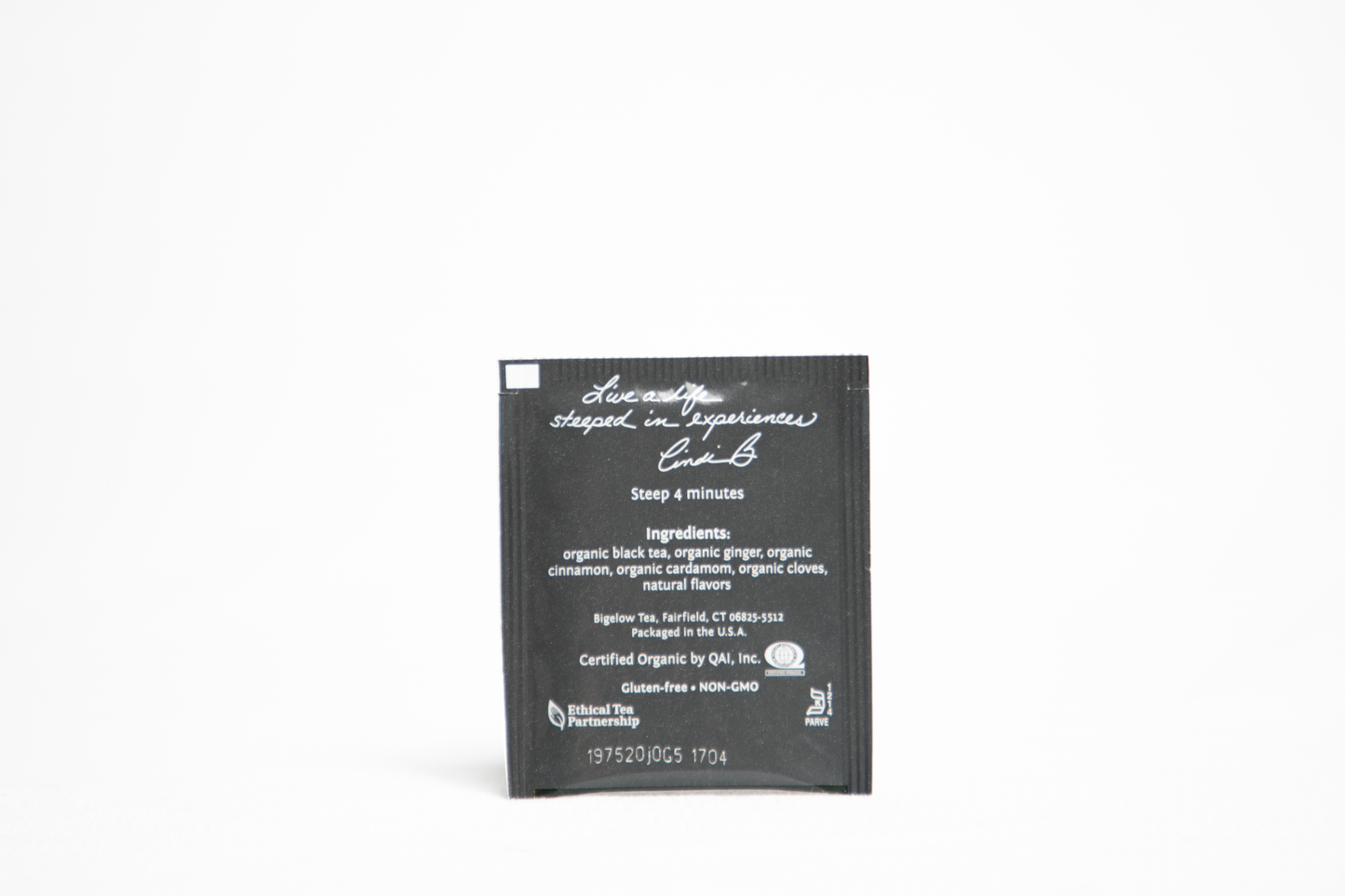 Steep by Bigelow Organic Chai Black Tea, Caffeinated