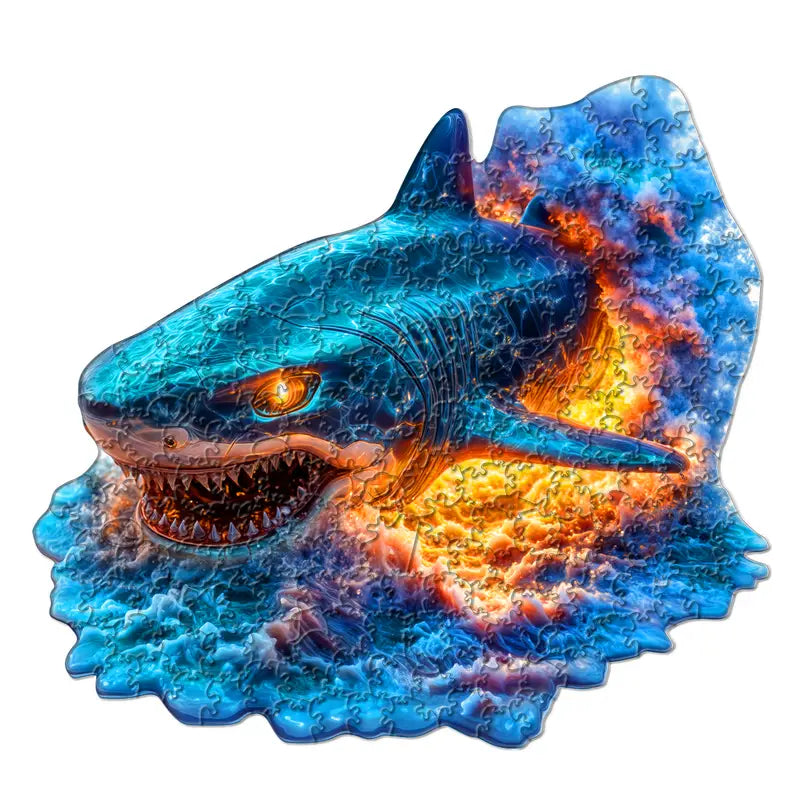 Deep Sea Shark Wooden Puzzle