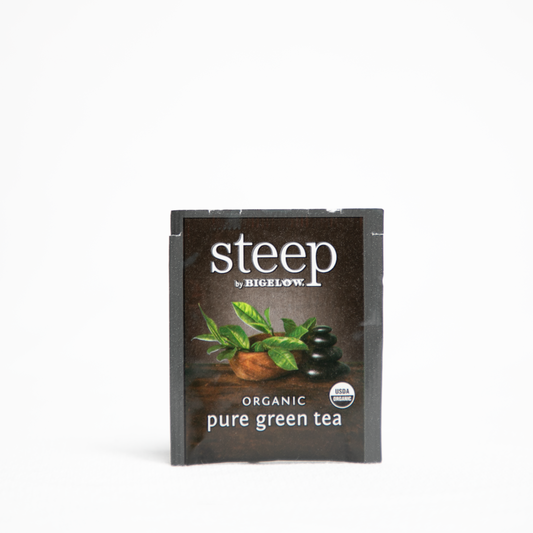 Steep Organic Pure Green Tea, Caffeinated