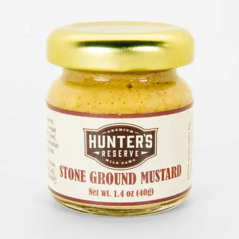 Hunter's Reserve 1.4oz Stone Ground Mustard Jar