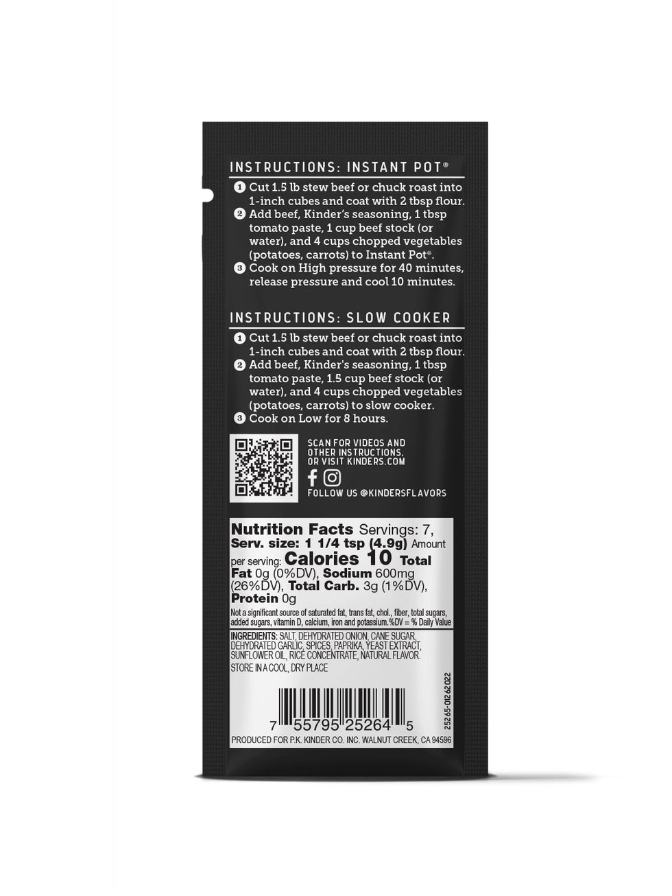 Kinder's  Grandpa's Beef Stew