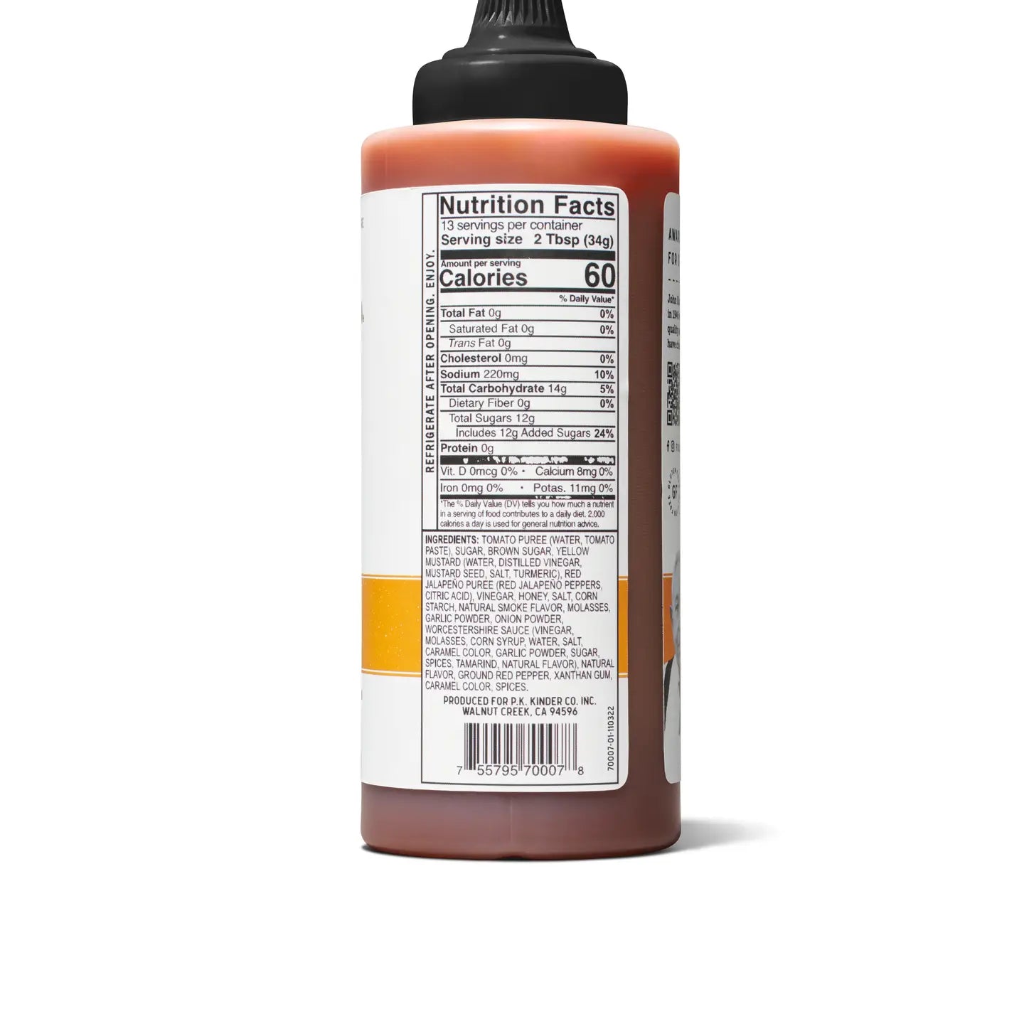 Kinder's  Honey Hot Bbq Sauce