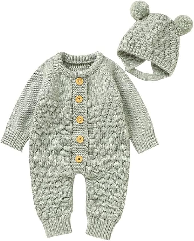 LAWKUL Baby Knit Outfit Set