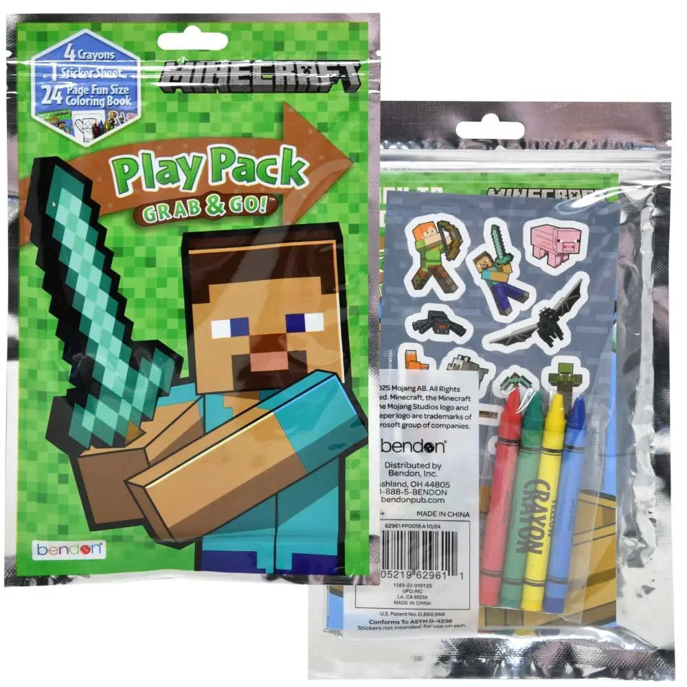 Minecraft Grab N Go Play Pack