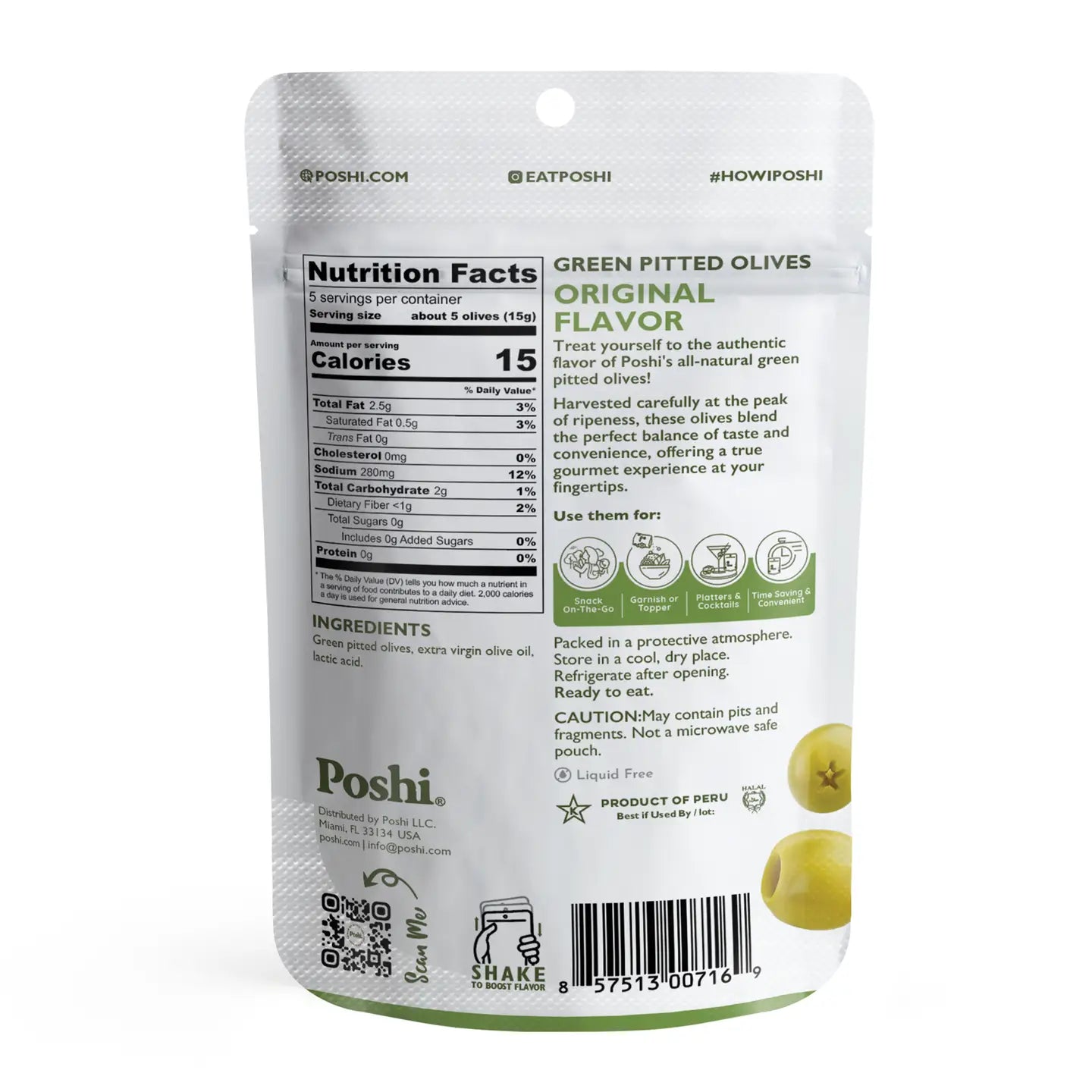 Poshi Olives - Premium Green Olives
