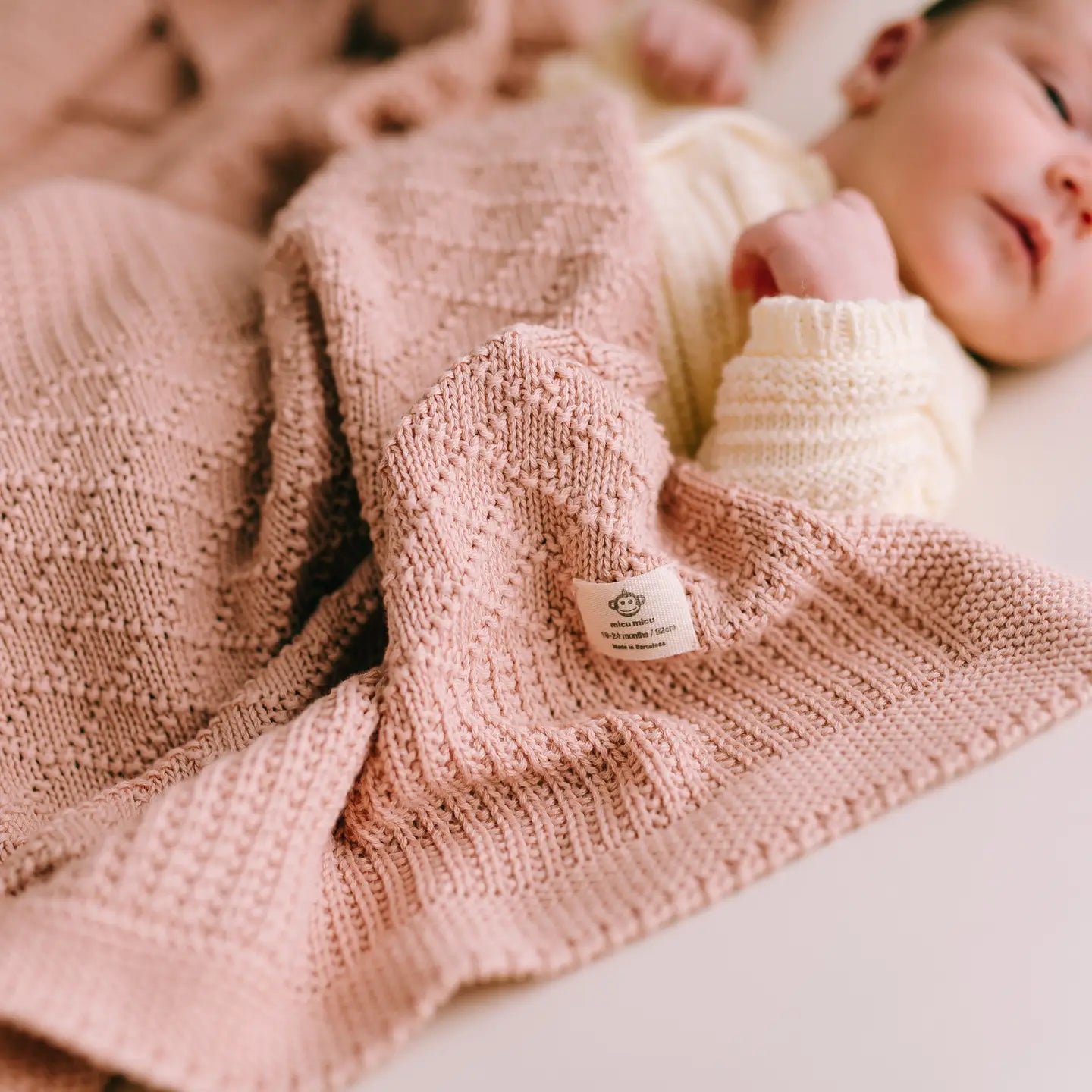 Pink Diamond Baby Blanket