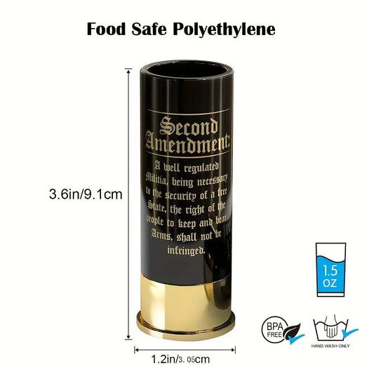 4pcs 12 Gauge Bullet Shot Glasses Second Amendment