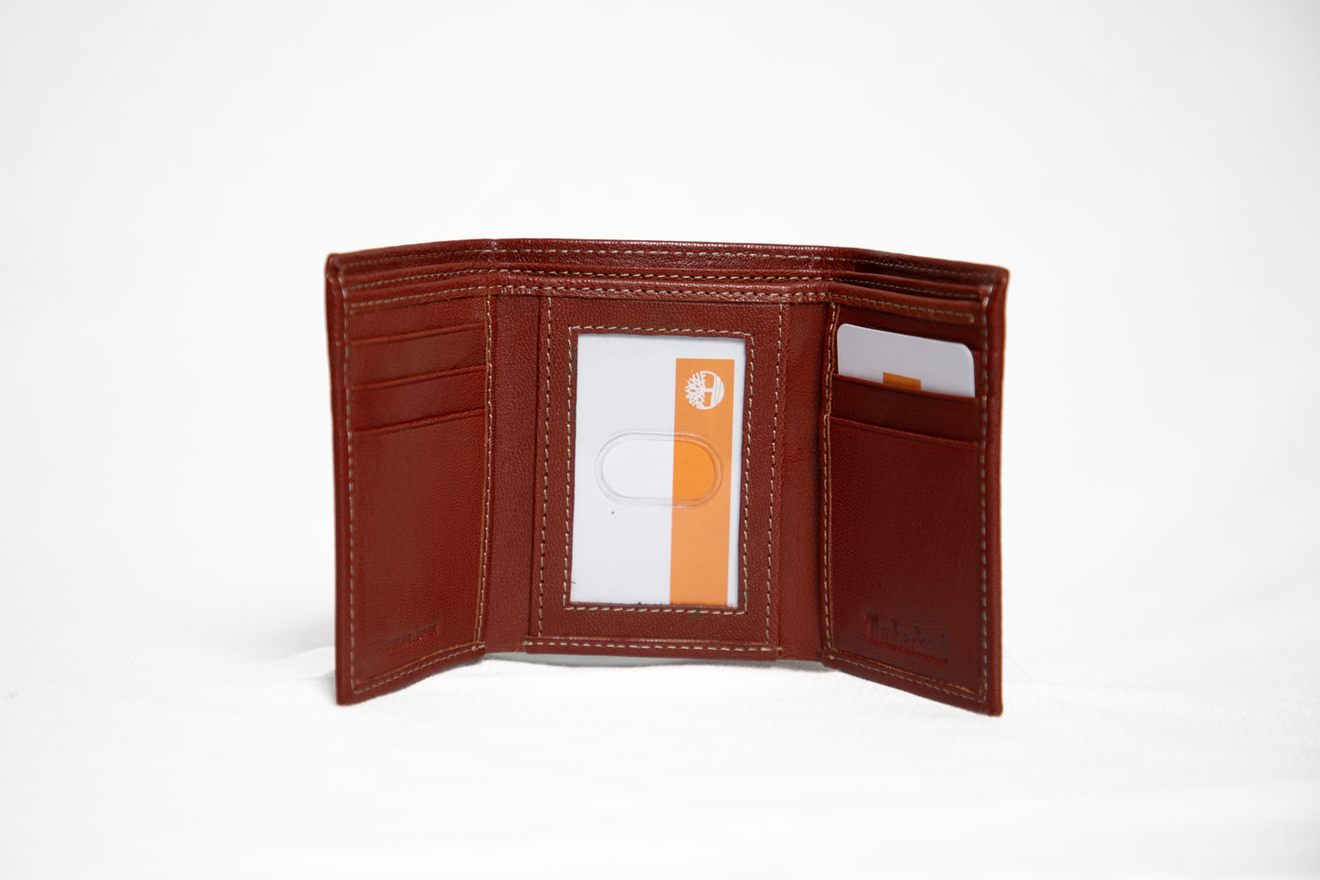 Timberland Men's Genuine Leather Trifold Wallet