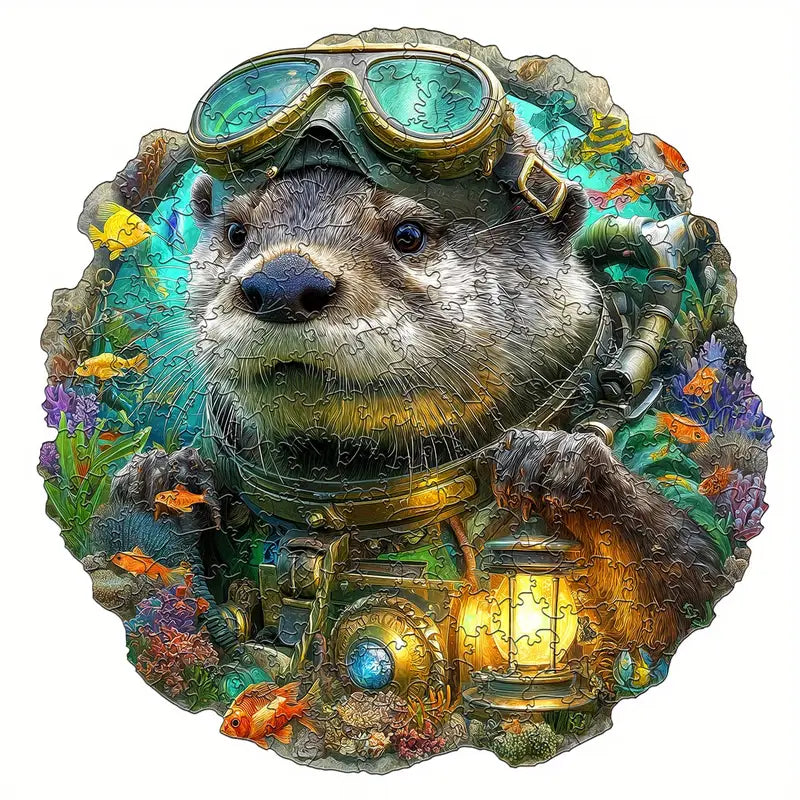Wooden Otter Puzzle