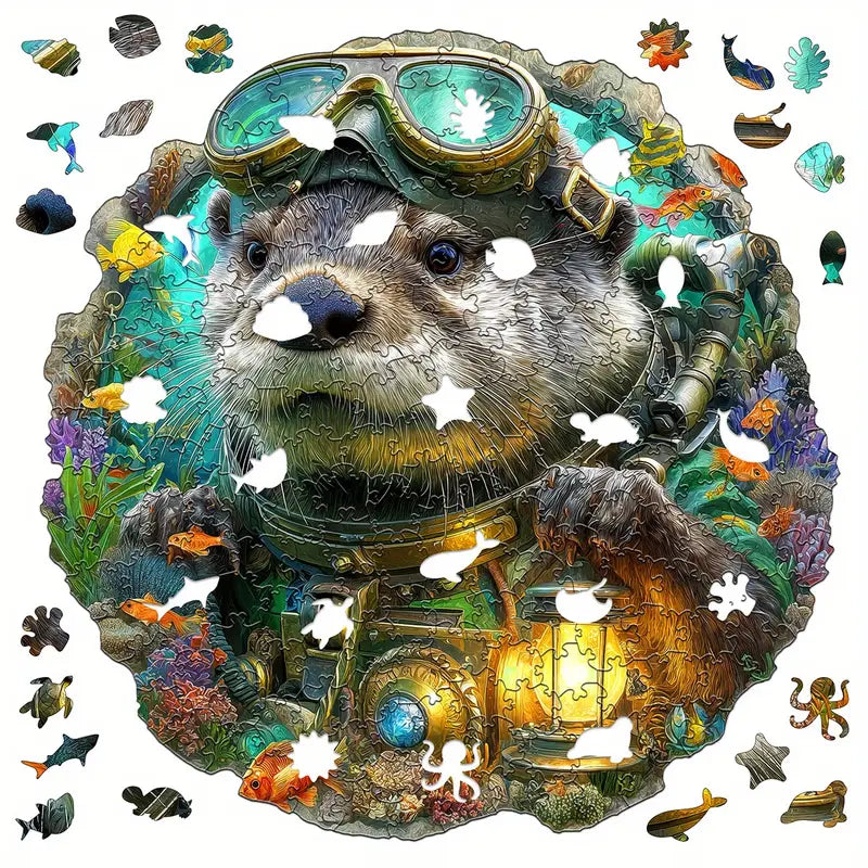 Wooden Otter Puzzle