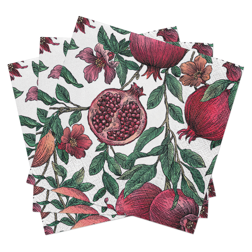 Pomegranate Paper Napkins