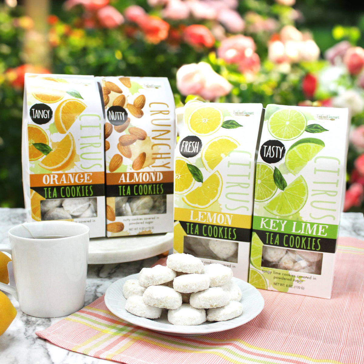 Tea Cookies (Lemon, Orange, Key Lime, Almond)