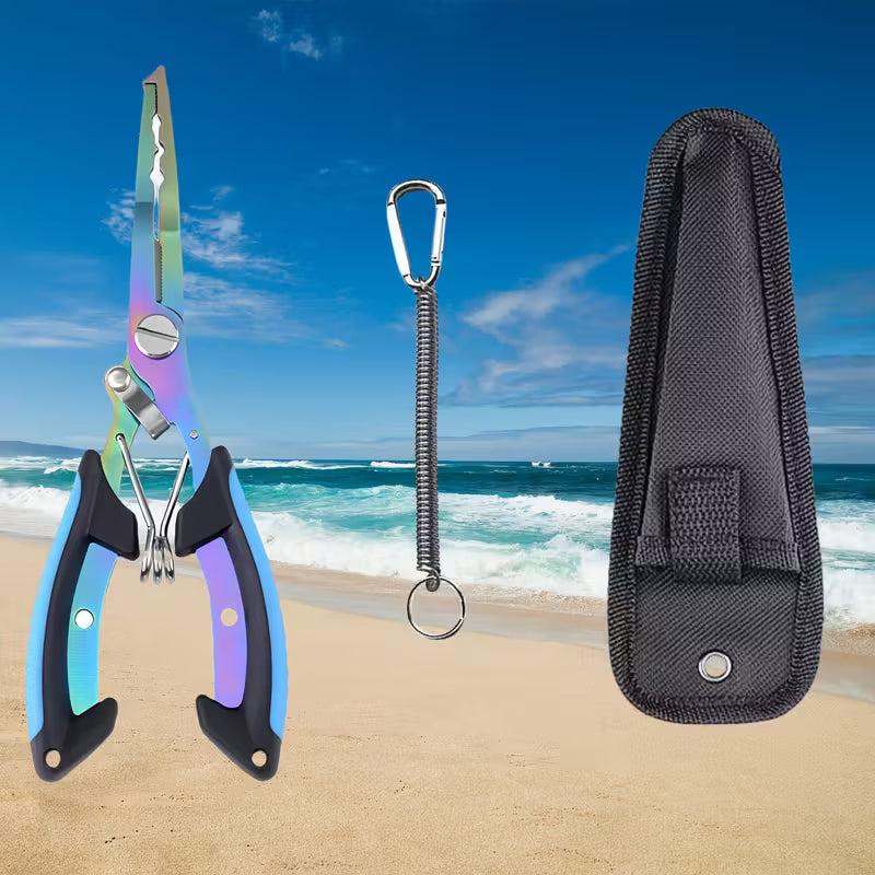 Fishing Line Pliers + Rope + Storage Bag